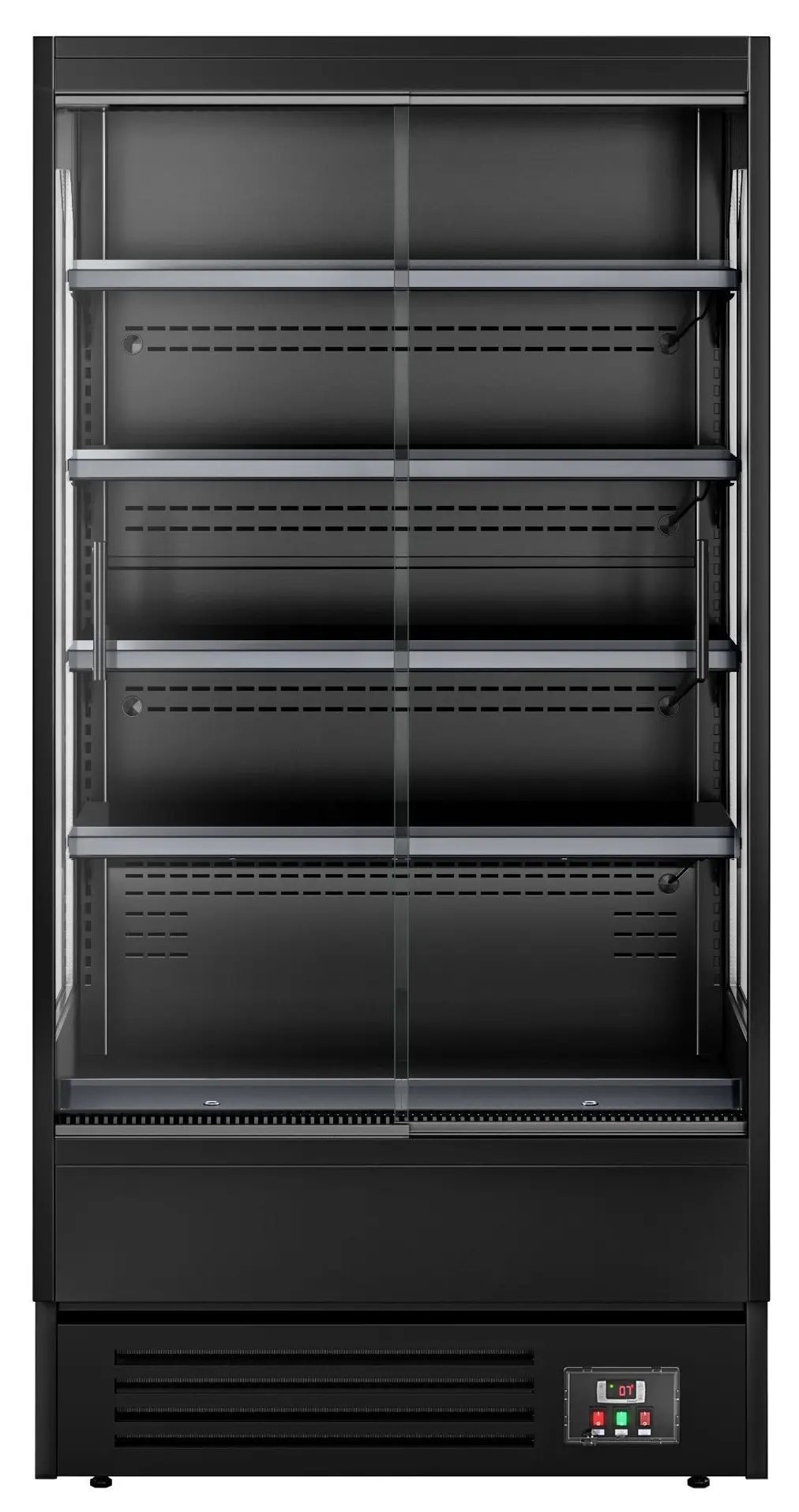 Демонстрационная холодильная витрина GGM Gastro WKBLS107 (Black) - 3