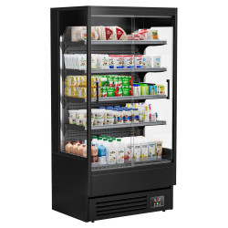 Демонстрационная холодильная витрина GGM Gastro WKBLS107 (Black)