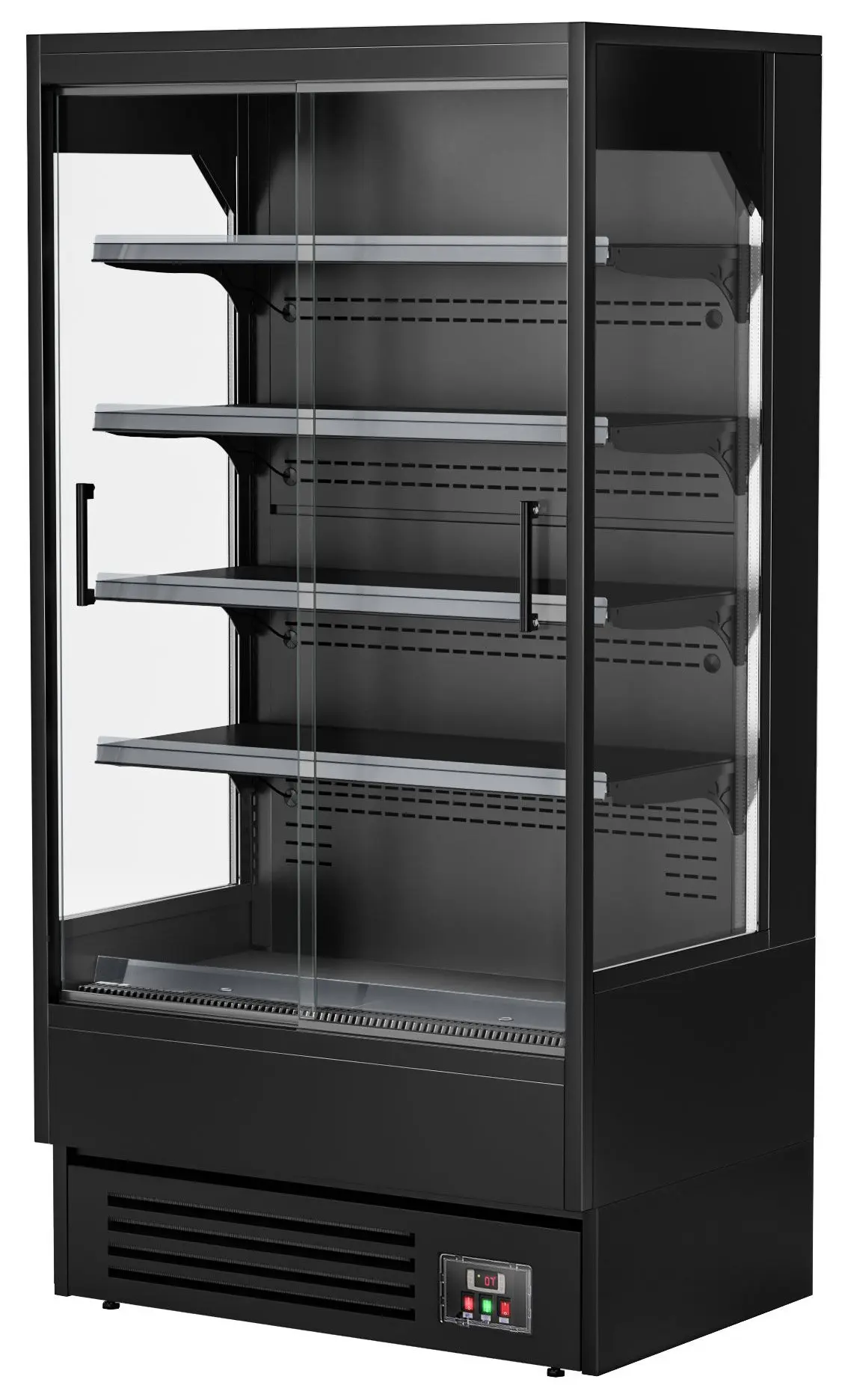 Демонстрационная холодильная витрина GGM Gastro WKBLS107 (Black) - 4