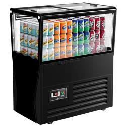 Холодильная промо-витрина GGM Gastro KIBL730 (Black)