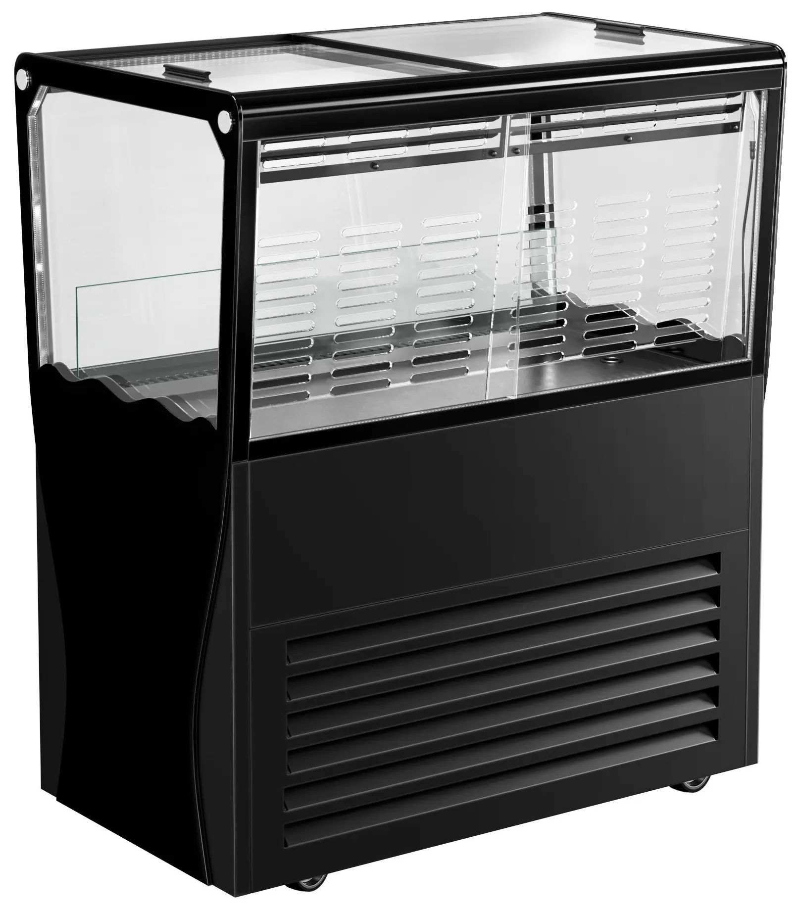 Холодильная промо-витрина GGM Gastro KIBL730 (Black) - 5