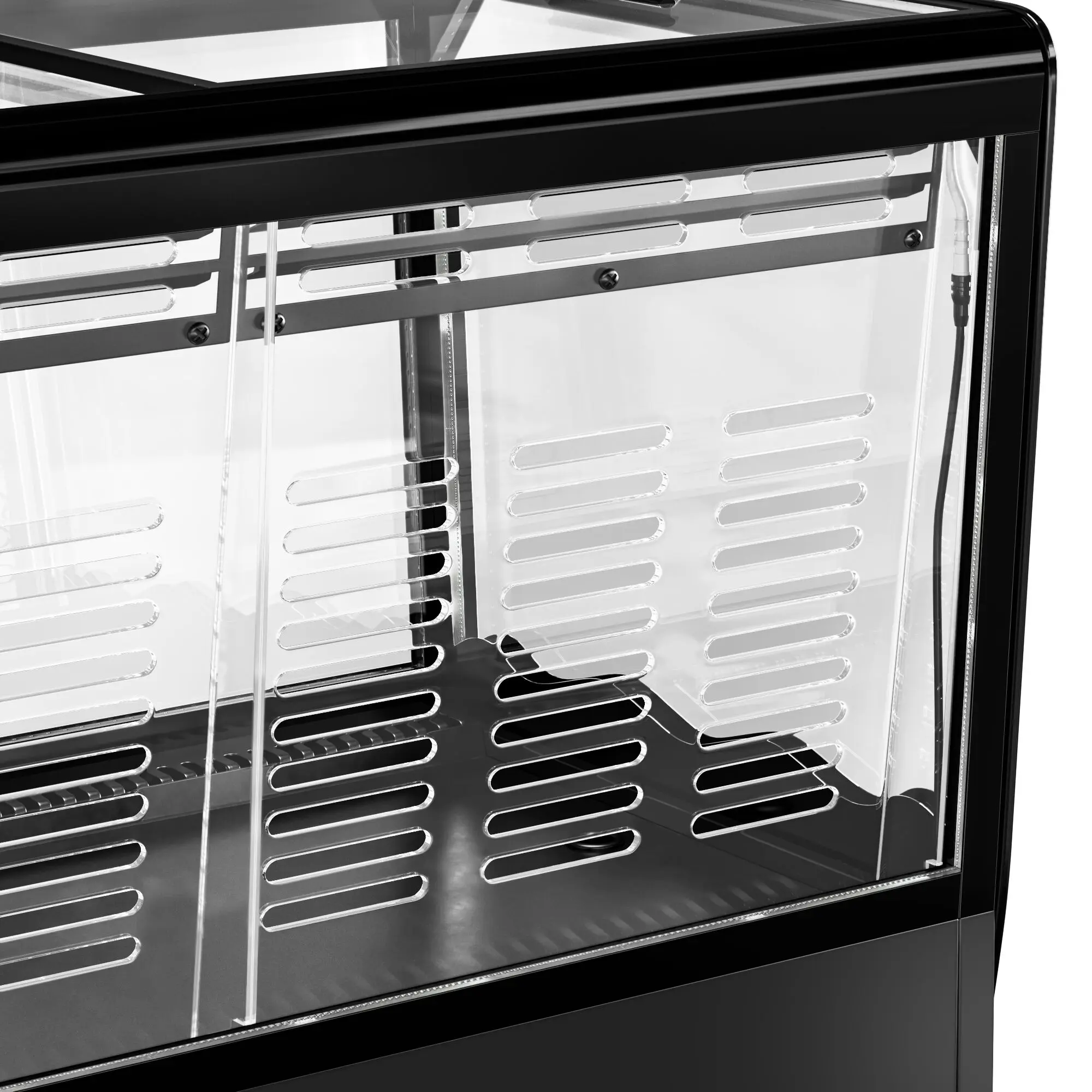 Холодильная промо-витрина GGM Gastro KIBL730 (Black) - 7