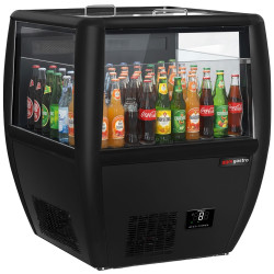 Vitrina frigorifica pentru sticle GGM Gastro KTHS809 (Black)