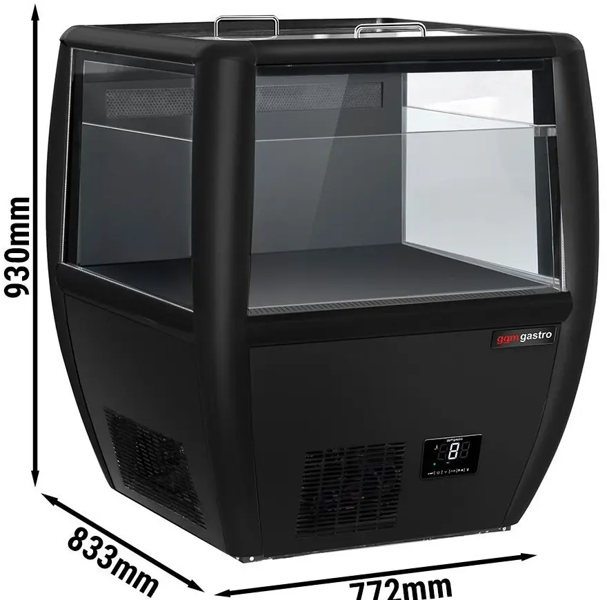 Vitrina frigorifica pentru sticle GGM Gastro KTHS809 (Black) - 7