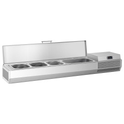 Холодильная витрина для ингредиентов GGM Gastro AEI133 (Inox) Thumb