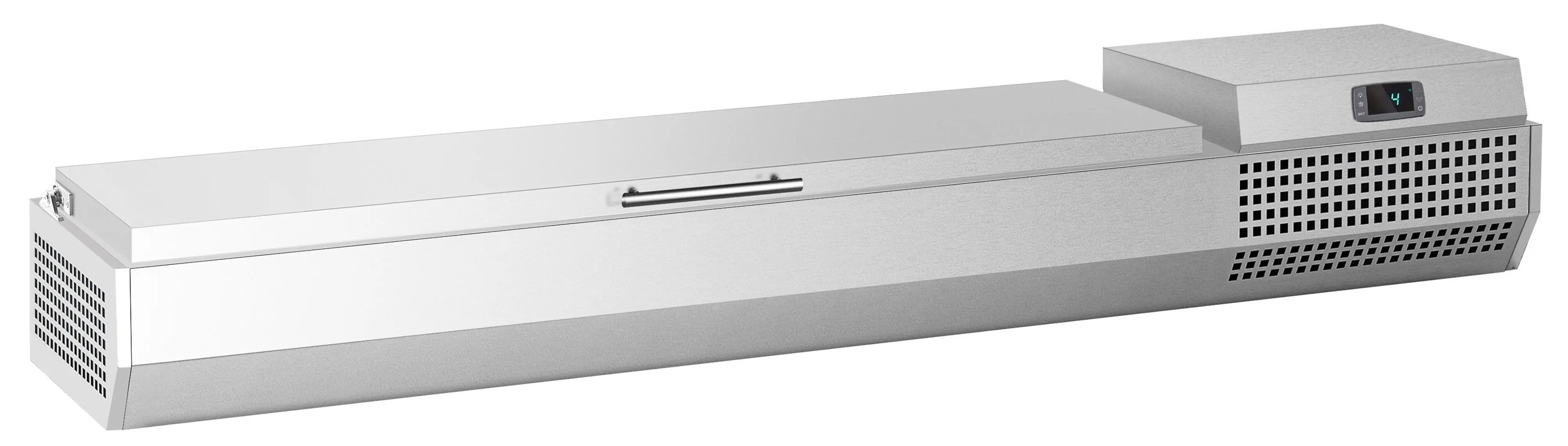Холодильная витрина для ингредиентов GGM Gastro AEI133 (Inox) - 3