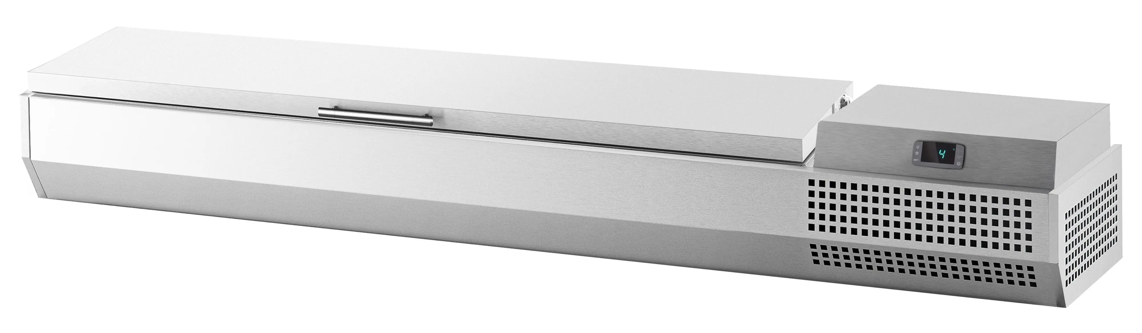 Холодильная витрина для ингредиентов GGM Gastro AEI133 (Inox) - 5