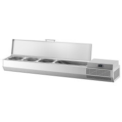 Холодильная витрина для ингредиентов GGM Gastro AEI133 (Inox) Thumb