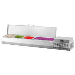 Холодильная витрина для ингредиентов GGM Gastro AEI133 (Inox) Thumb