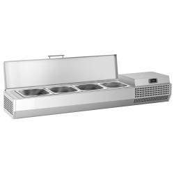 Холодильная витрина для ингредиентов GGM Gastro AEI134 (Inox) Thumb
