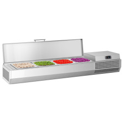 Холодильная витрина для ингредиентов GGM Gastro AEI134 (Inox)