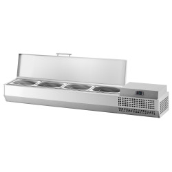 Холодильная витрина для ингредиентов GGM Gastro AEI134 (Inox) Thumb