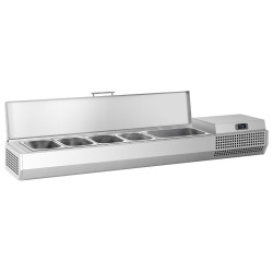 Холодильная витрина для ингредиентов GGM Gastro AEI153 (Inox) Thumb