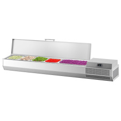 Холодильная витрина для ингредиентов GGM Gastro AEI153 (Inox) Thumb