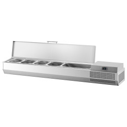 Холодильная витрина для ингредиентов GGM Gastro AEI153 (Inox) Thumb