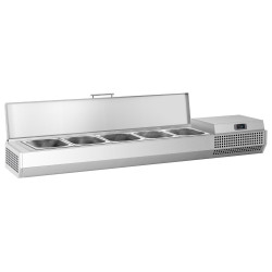 Холодильная витрина для ингредиентов GGM Gastro AEI154 (Inox) Thumb