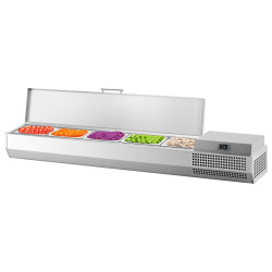 Холодильная витрина для ингредиентов GGM Gastro AEI154 (Inox) Thumb