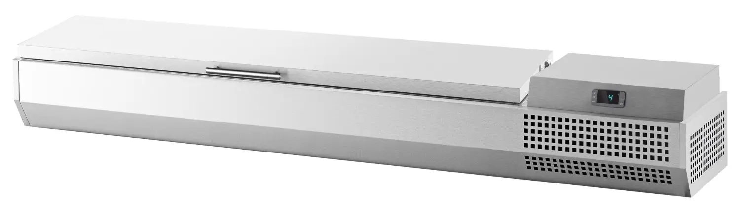 Холодильная витрина для ингредиентов GGM Gastro AEI154 (Inox) - 6