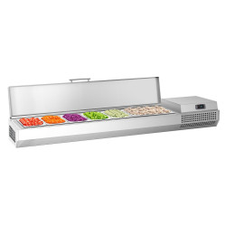 Холодильная витрина для ингредиентов GGM Gastro AEI173 (Inox)