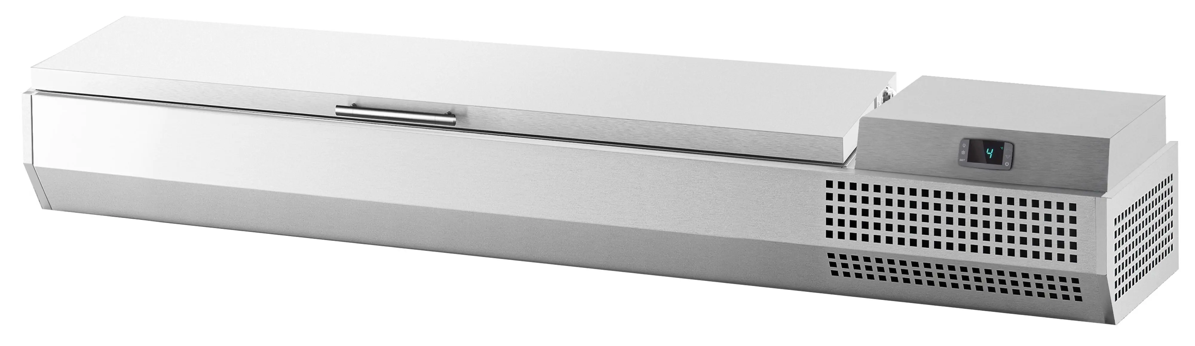 Холодильная витрина для ингредиентов GGM Gastro AEI173 (Inox) - 5