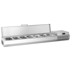 Холодильная витрина для ингредиентов GGM Gastro AEI174 (Inox) Thumb
