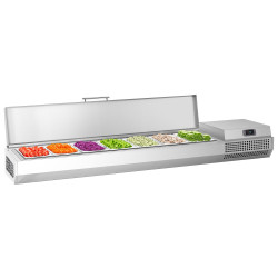 Холодильная витрина для ингредиентов GGM Gastro AEI174 (Inox)