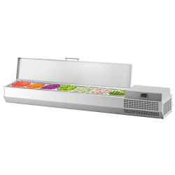 Холодильная витрина для ингредиентов GGM Gastro AEI174 (Inox) Thumb