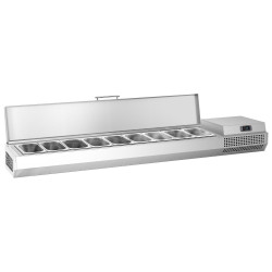 Холодильная витрина для ингредиентов GGM Gastro AEI203 (Inox) Thumb