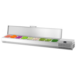 Холодильная витрина для ингредиентов GGM Gastro AEI203 (Inox) Thumb