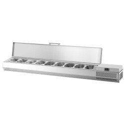 Холодильная витрина для ингредиентов GGM Gastro AEI203 (Inox) Thumb