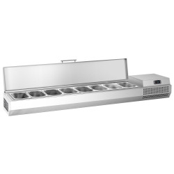 Холодильная витрина для ингредиентов GGM Gastro AEI204 (Inox) Thumb