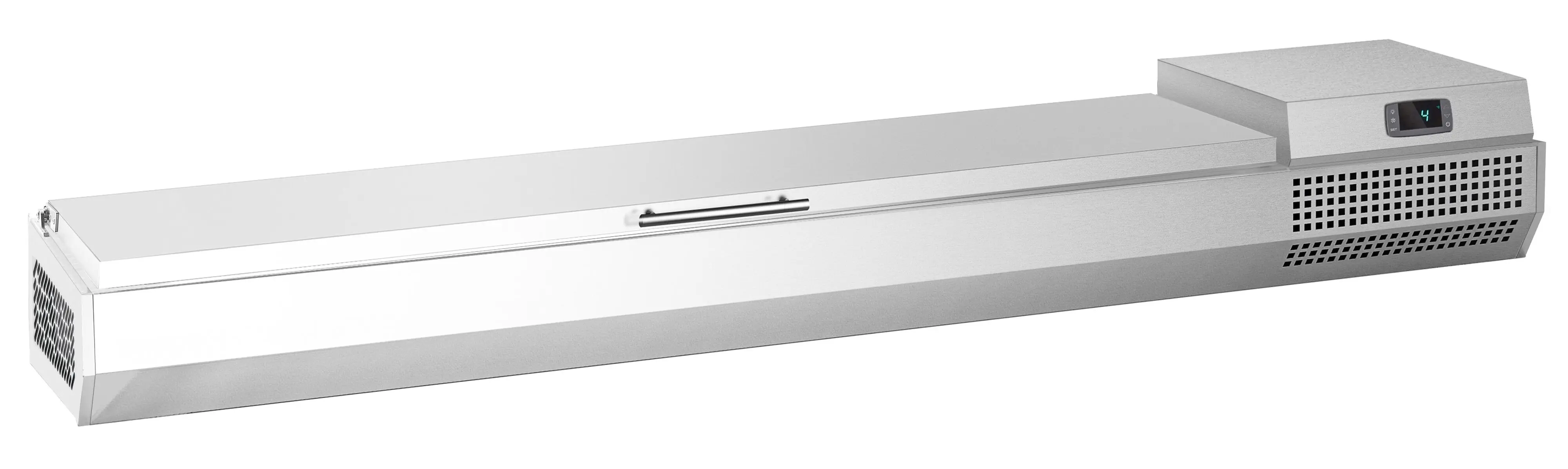 Холодильная витрина для ингредиентов GGM Gastro AEI204 (Inox) - 3