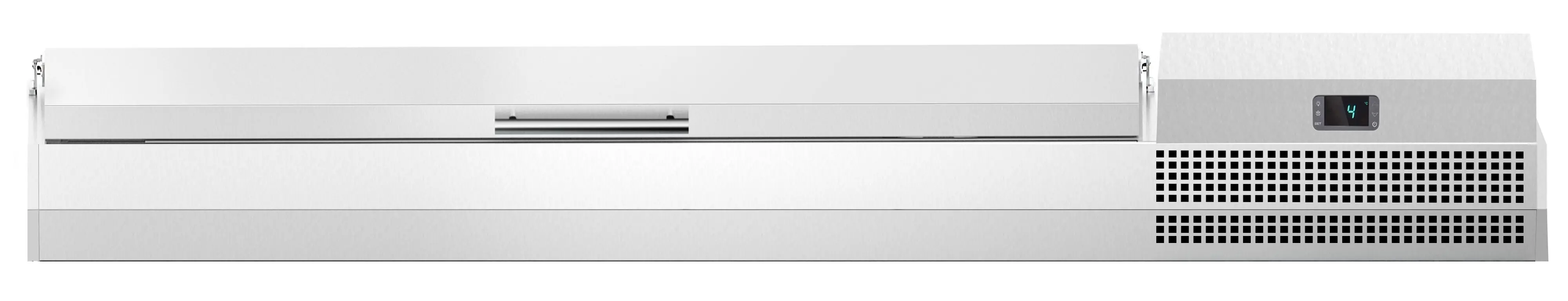 Холодильная витрина для ингредиентов GGM Gastro AEI204 (Inox) - 4