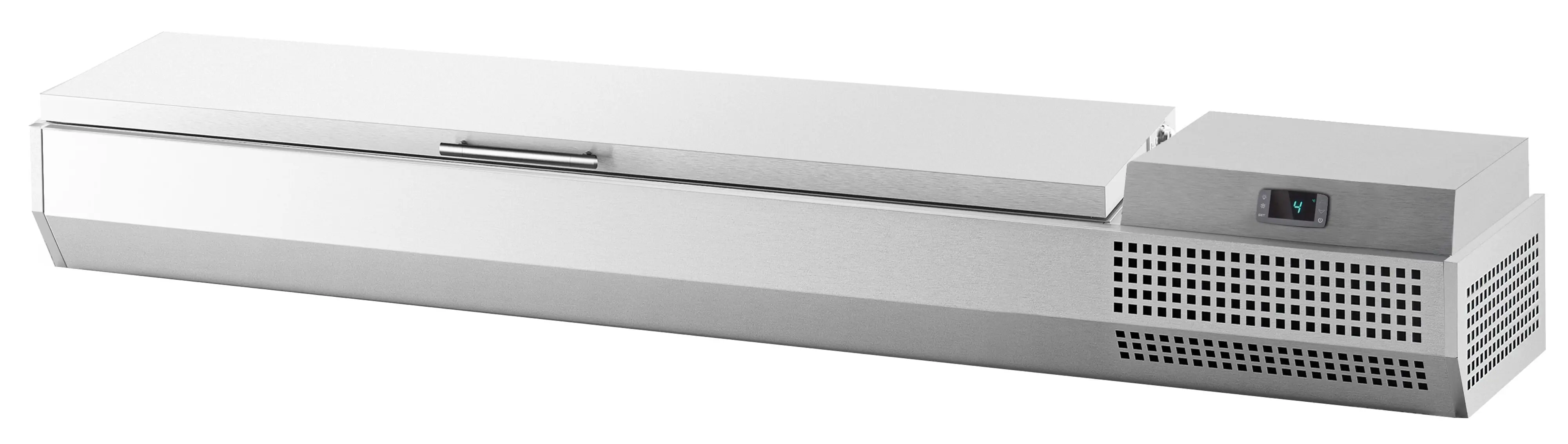 Холодильная витрина для ингредиентов GGM Gastro AEI204 (Inox) - 5