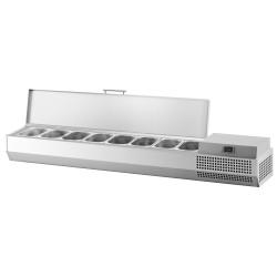 Холодильная витрина для ингредиентов GGM Gastro AEI204 (Inox) Thumb