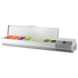 Холодильная витрина для ингредиентов GGM Gastro AEI204 (Inox) Thumb