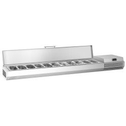 Холодильная витрина для ингредиентов GGM Gastro AEI233 (Inox) Thumb
