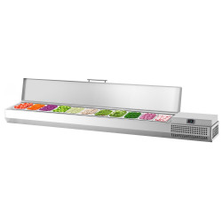 Холодильная витрина для ингредиентов GGM Gastro AEI233 (Inox) Thumb