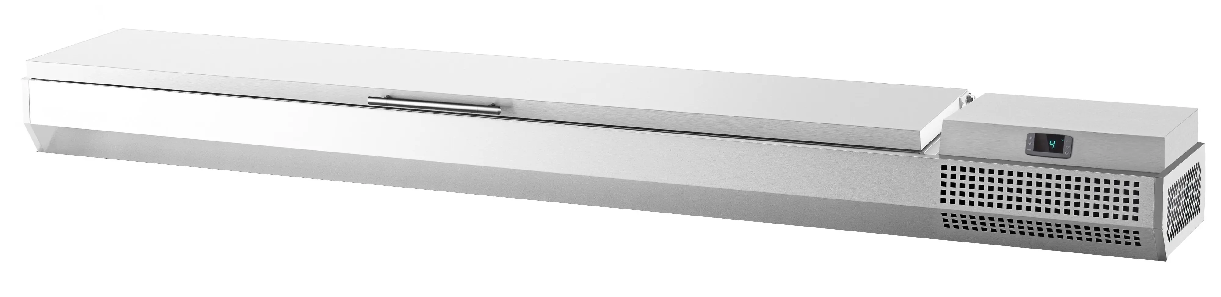 Холодильная витрина для ингредиентов GGM Gastro AEI233 (Inox) - 7