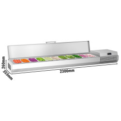 Холодильная витрина для ингредиентов GGM Gastro AEI233 (Inox) Thumb