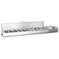 Холодильная витрина для ингредиентов GGM Gastro AEI234 (Inox) Thumb