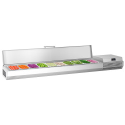 Холодильная витрина для ингредиентов GGM Gastro AEI234 (Inox)