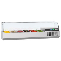 Холодильная витрина для ингредиентов GGM Gastro AGF154 (Inox)