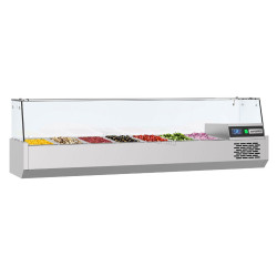 Холодильная витрина для ингредиентов GGM Gastro AGF164 (Inox)