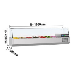 Холодильная витрина для ингредиентов GGM Gastro AGF164 (Inox) Thumb