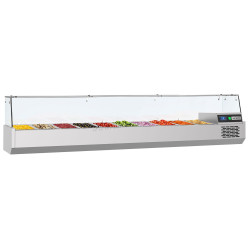 Холодильная витрина для ингредиентов GGM Gastro AGF204 (Inox)