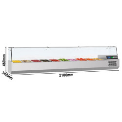 Холодильная витрина для ингредиентов GGM Gastro AGF204 (Inox) Thumb