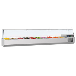 Холодильная витрина для ингредиентов GGM Gastro AGF214 (Inox)