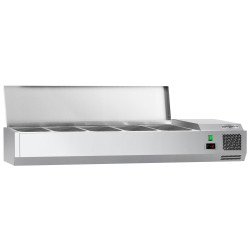 Vitrina frigorifica de ingrediente GGM Gastro AGG123END#07 (Inox) Thumb