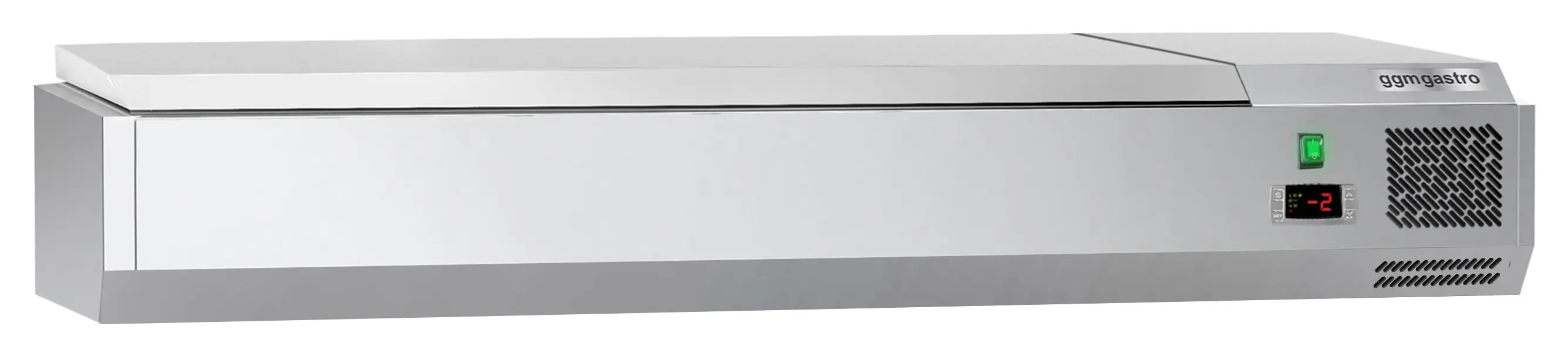 Vitrina frigorifica de ingrediente GGM Gastro AGG123END#07 (Inox) - 3